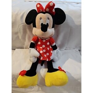 Disney Parks Kid's Minnie Mouse Plush Backpack